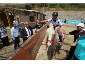 Özel Çocuklar, Atlı Terapi Merkezini Gezdi