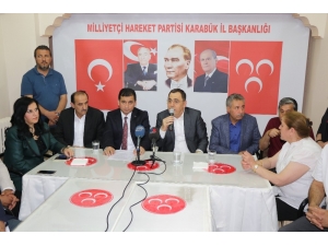 Osman Aydın, Mhp Aday Adaylığı Başvurusunu Gerçekleştirdi