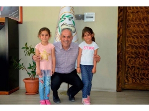Minik Öğrencilerden Başkan Yaman’a Ziyaret