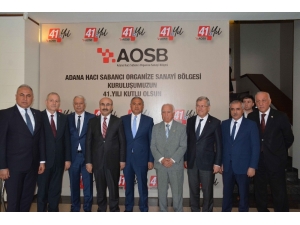 Aosb’nin 41. Kuruluş Yıl Dönümü Kutlandı