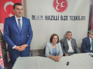 Mhp Nazilli’nin Yeni Yönetimi Tanıtıldı