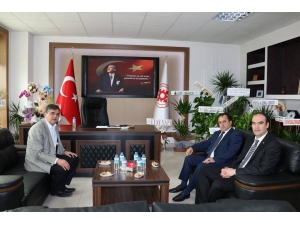 Başkan Yalçın, Başkan Keskin’le Bir Araya Geldi