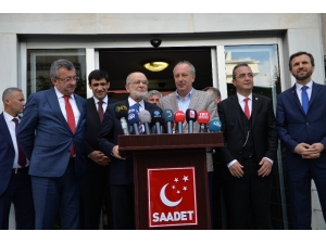 Cumhurbaşkanı Adayı Karamollaoğlu İle İnce Bir Araya Geldi