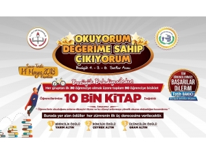 "Okuyorum Değerlerime Sahip Çıkıyorum" Kitap Okuma Yarışması