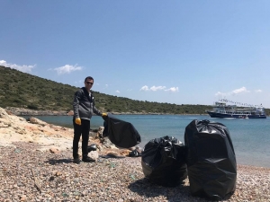 Çeşme’deki Adalarda Sezon Temizliği