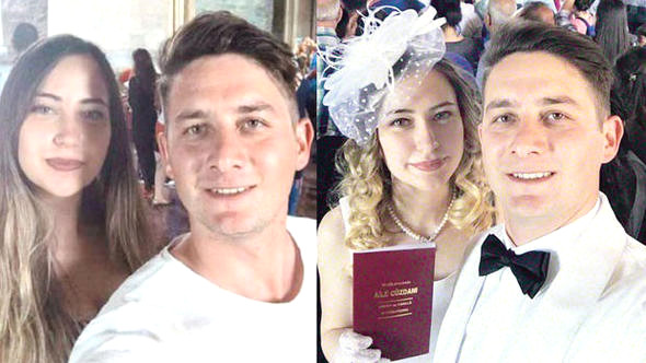 Anıtkabir'de Selfie Çekerken Tanışan Çift Bir Yıl Sonra Gelinlik Ve Damatlıkla Selfie Çekti