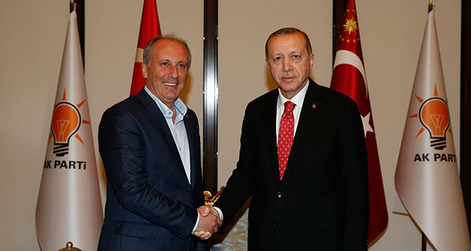 Cumhurbaşkanı Erdoğan, Muharrem İnce’Yi Kabul Etti