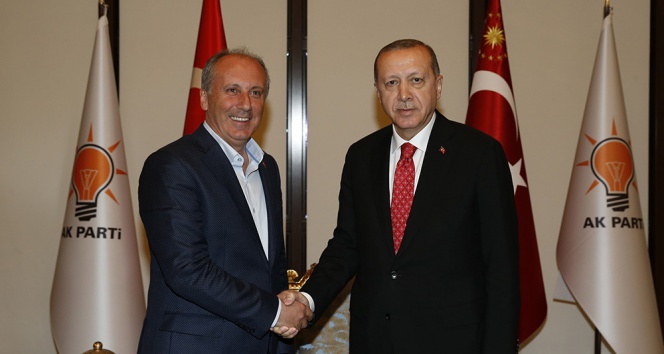 Cumhurbaşkanı Erdoğan, Muharrem İnceyi Kabul Etti