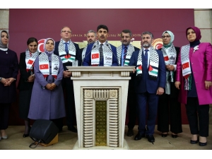 Ak Partili Milletvekillerinden Filistin Tepkisi