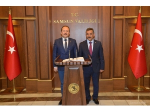 Vali Pehlivan, Samsun Valisi Kaymak’ı Ziyaret Etti