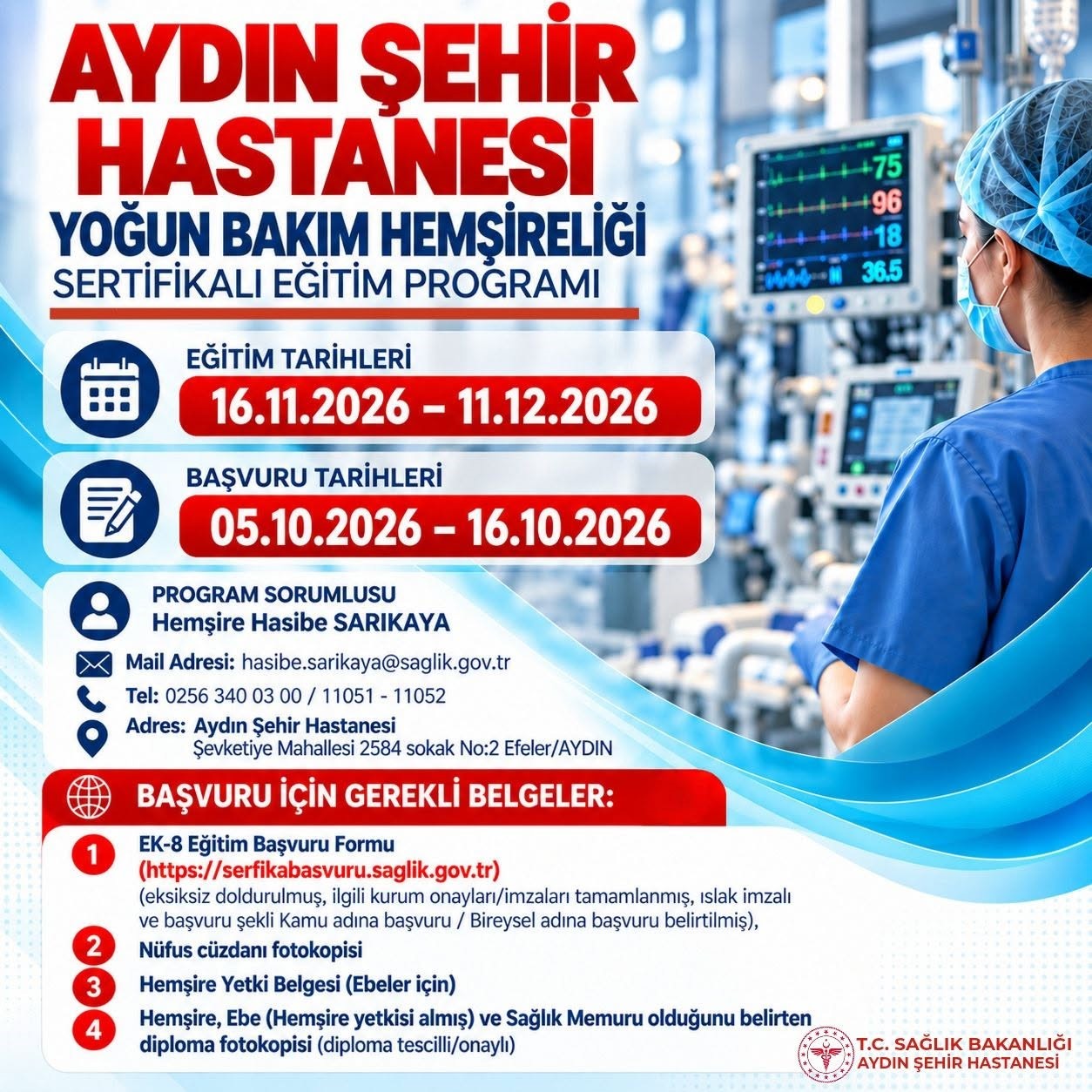 aydin-sehir-hastanesi-nde-yogun-bakim-hemsireligi-egitimi-duzenlenecek
