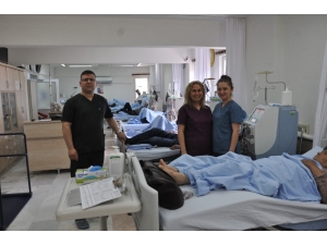 Finike Diyaliz Ünitesinde 3. Seans Başladı
