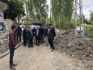 Başkan Epcim Altyapı Çalışmalarını Denetledi