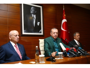 Cumhurbaşkanı Erdoğan: "Sayın Bahçeli’nin Kendi Teklifi, Gündemimizde Yok" (1)