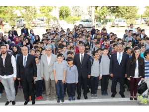 Kaymakam Güler Ve Başkan Köşker Okul Ziyareti Gerçekleştirdi