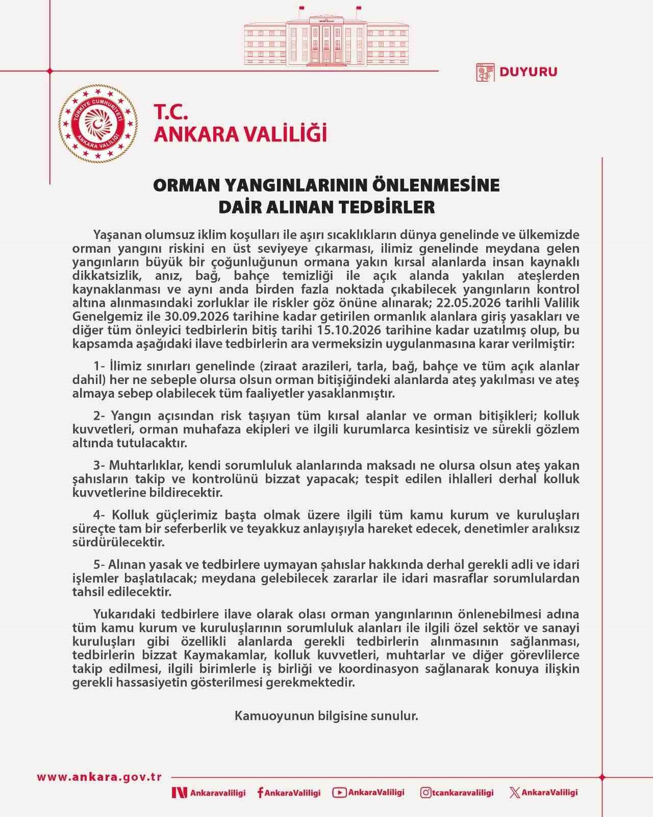 ankara-da-orman-yanginlarinin-onlenmesine-yonelik-tedbirler-15-ekim-tarihine-kadar-uzatildi