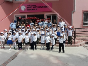 Anaokulu Öğrencilerine Trafik Kuralları Anlatıldı