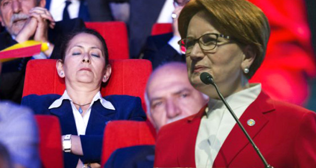 Meral Akşener, Vaatlerini Anlatırken Partililer Uyudu