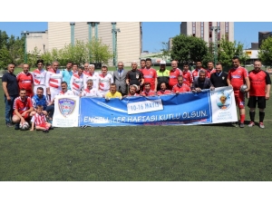 Samsun’da Engelliler İle Polisler Futbol Maçında Karşı Karşıya Geldi