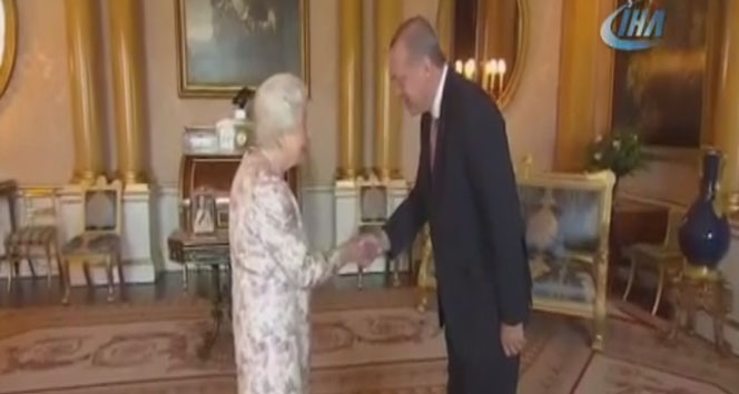 Erdoğan, Kraliçe Elizabeth Ile Görüştü