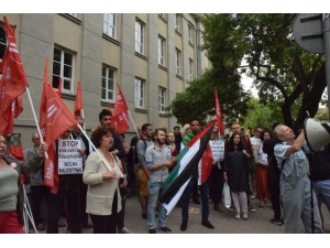 Gazze Katliamı Polonya’da Protesto Edildi