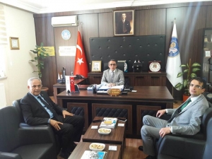 Başkan Yaman İl Müdürü Şen İle Bir Araya Geldi