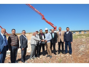 Haran Tıp’a Cami Yapımı İçin İlk Harç Döküldü