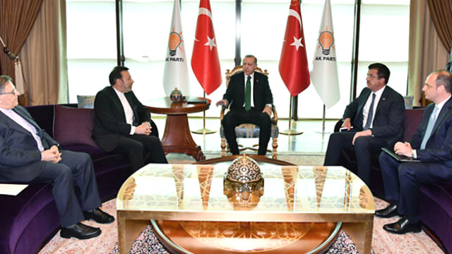 Erdoğan'ın İran Heyeti Ile Toplantısına, Merkez Bankası Başkanı Da Katıldı