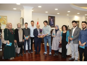 Yunanistan Ve Romanya’ya Giden Hareketli Çocuklar Vali Dağlı Ziyaret Etti