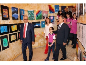 Nurdan Ve Orhan Oğuz Orta Okulu’ndan Resim Sergisi