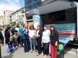 Uşak’ta Sağlıklı Yaşam Standı Açıldı