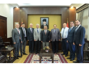 Ticaret Borsası Yönetimi Vali Yazıcı’yı Ziyaret Etti