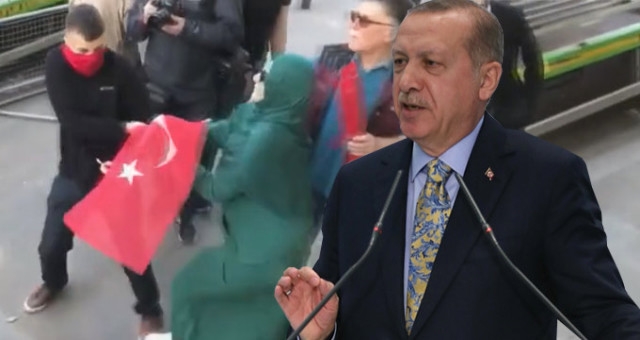 Erdoğan, İngiltere'de Türk Bayrağını Teslim Etmeyen Kadın Ile Telefon Görüşmesini Anlattı: Bu Asrın Nene Hatunu