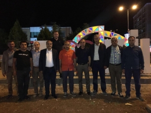 Başkan Kara Gece Yürüyüş Yolunu Denetledi