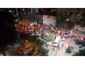 Galatasaray Taraftarları Ödemiş’te Sokağa Döküldü