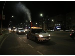 Haliliye Belediyesi İlaçlamada Yoğun Mesai Harcıyor