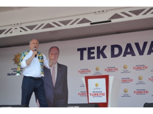 Cumhurbaşkanı Adayı İnce’den Ab, Abd Ve Suriye’ye Barış Mesajı
