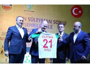 Atik’ten Bakan Soylu’ya Diyarbekir Forması