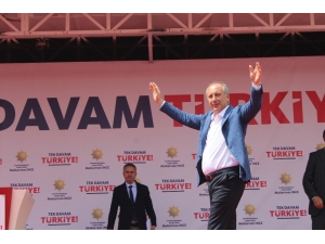 Chp Cumhurbaşkanı Adayı Muharrem İnce;
