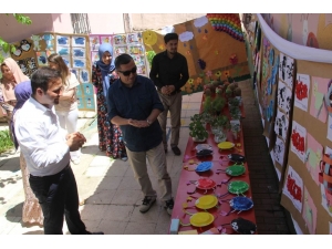 Sason’da Miniklerin Sergisi Yoğun İlgi Gördü