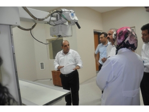 Sağlık Müdürü Ahmet Özer Sağlık Tesislerini Ziyaret Etti