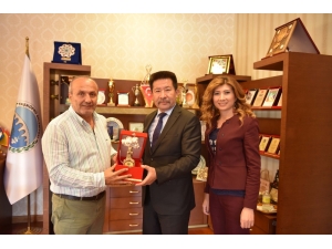 Türksoy Temsilcileri’nden Başkan Arslan’a Ziyaret