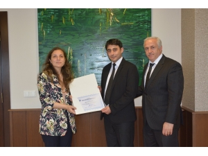 Kurum İçi İyileştirme Önerisine Rektörden Teşekkür Belgesi