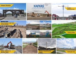 Kafkas Üniversitesi Kampusu Güzelleşiyor