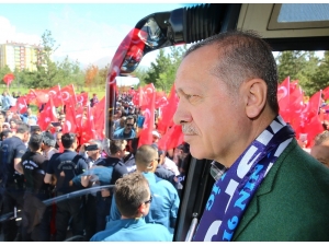 Cumhurbaşkanı Erdoğan Ve Başbakan Yıldırım Erzurum’da