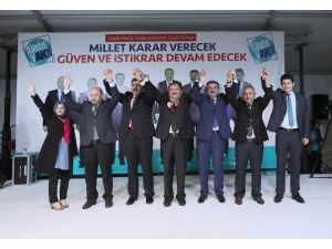 Bakan Eroğlu: “Onlar Konuşur, Ak Parti Yapar”