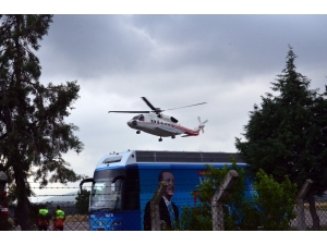 Cumhurbaşkanı’na Balıkesir’de Sevgi Seli