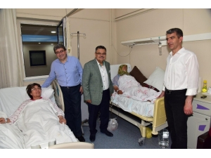 Başkan Can’dan Hastane Ziyareti