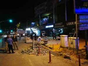 Çevre Düzenlemeleri Çalışmaları Gece De Devam Ediyor