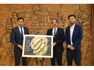 Afgan Öğrenciler Temsilcisi Rektör Bağlı’yı Ziyaret Etti